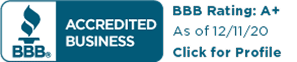 BBB Accredited Business A+ Rating
